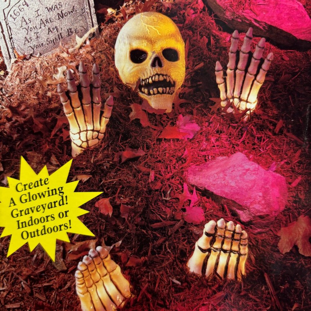 Skeleton Grave Light Set LeVorpse the Corpse by Fun World NWT Vintage 2002 Y2K